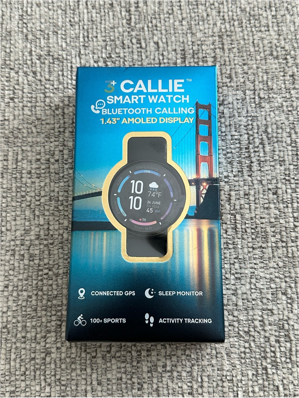 BRAND NEW 3Plus Callie Smart Watch with Bluetooth Calling 1.43” AMOLED Tracker